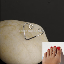 New Fashion Design Handmade Gold Silver Gun black Toe Ring Foot Beach Jewelry for Women Lady