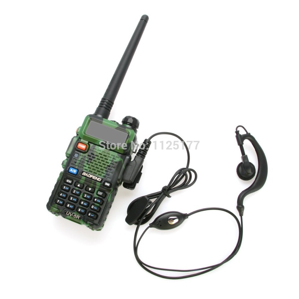 BAOFENG UV 5R Army Green walkie talkie VHF136 174MHz UHF400 520MHz Radio dual band dual display