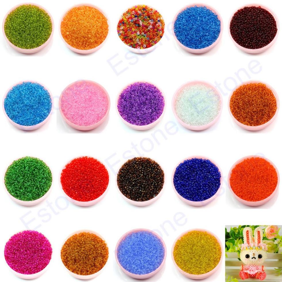 Free Shipping 1500Pcs 2mm Czech Glass Seed Spacer Beads Jewelry Making DIY Pick 19 Colors