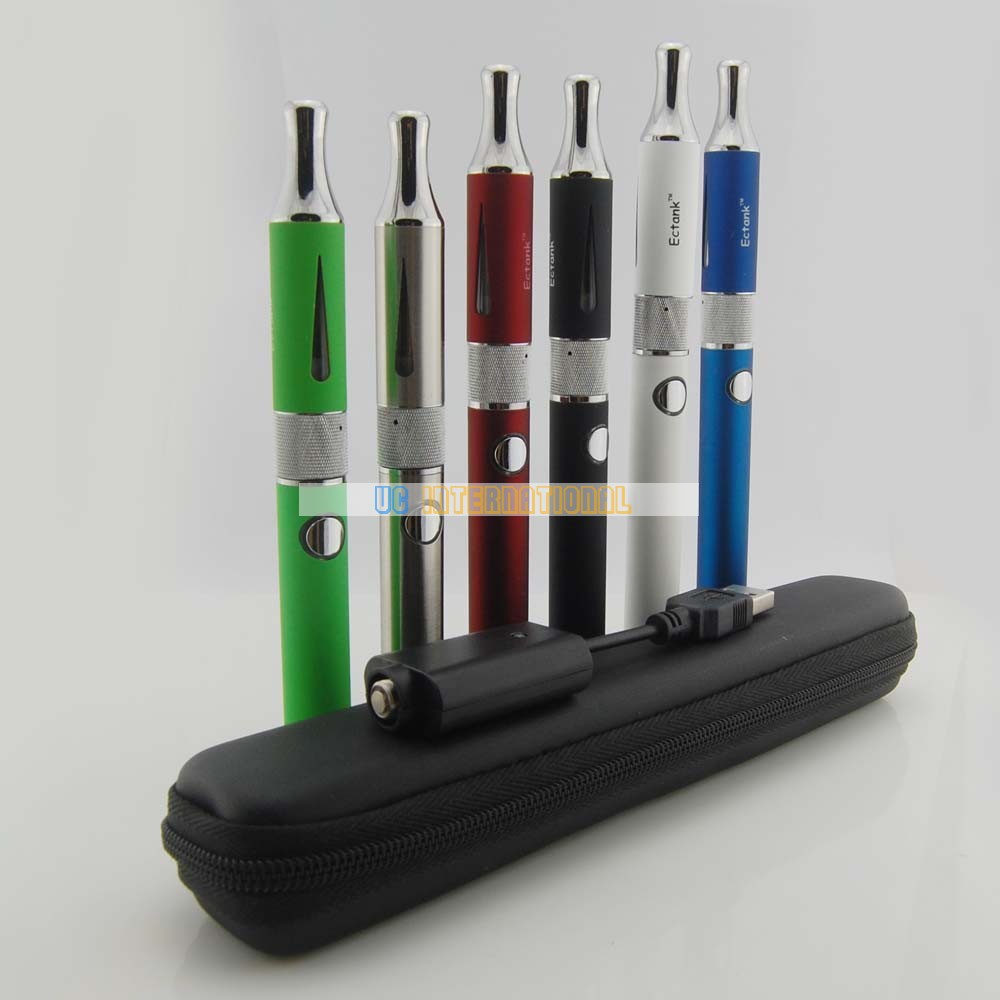 5 pieces lot electronic cigarette evod mt3s zipper kits e cigarette with Pyrex glass dual coils