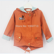 Fall 2015 New Children s Clothing Boys Kids Fashion Brand Leisure Pure Letter Striped Hooded Cotton