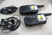 2014 New radio walkie talkie pair T388 PMR FRS radios VOX hand free talkie radios earphones
