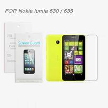 For Nokia Lumia 630 635 ,New 2014 free shipping 3x CLEAR Screen Protector Film For Nokia Lumia 630 ,N630+ Cleaning cloth