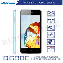 Original DG800 MTK6582 Quad Core 1.3 GHz Processor Smartphone 1GB RAM 8GB ROM 13MP Camera With Back Touch Key Android Cell Phone