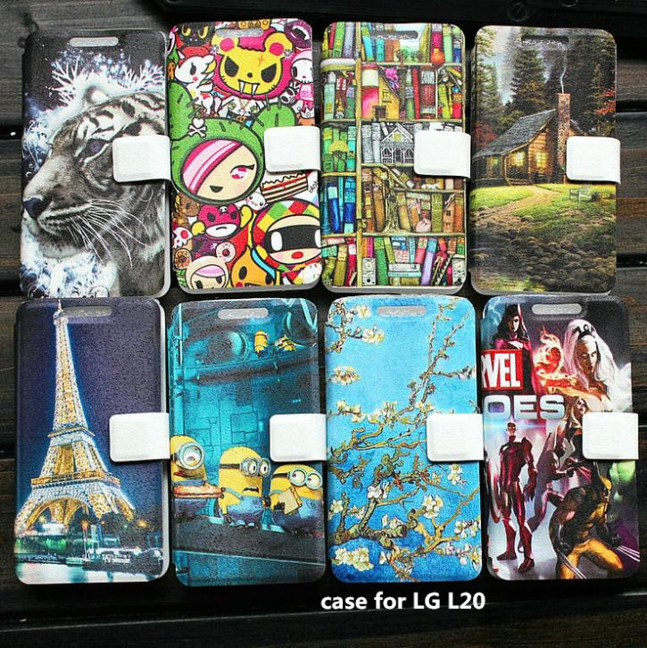 PU leather case for LG L20 case cover