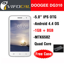 2014 New Original DOOGEE VOYAGER2 DG310 MTK6582 Quad Core 5.0 Inch Wake Gesture OTG Android 4.4 1GB 8GB GPS Smart Mobile Phone