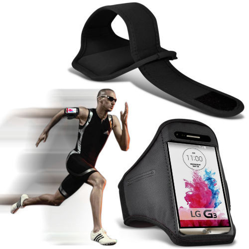Durable Running Jogging Sports GYM Armband Arm Strap Case Cover Holder for LG G3 Waterproof Mobile