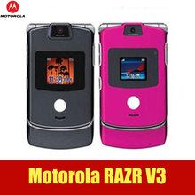 Unlocked Origina RAZR V3 Motorola Mobile Phone 2.2 inch Screen Multi Language Free Shipping