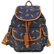 Jady New Arrival Backpacks Animal Print Bags Charming Girl Backpack Cheap School Bag Rucksack Daypack Canvas