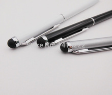 Wholesale stylus capacitive 100pcs lot stylus touch pens 13g pc smartphones screen touch pen free logo