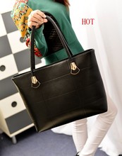 Women Handbag Designer Brand New 2014 Fashion women handbag female PU leather bags candy color trend vintage Black shoulder bag