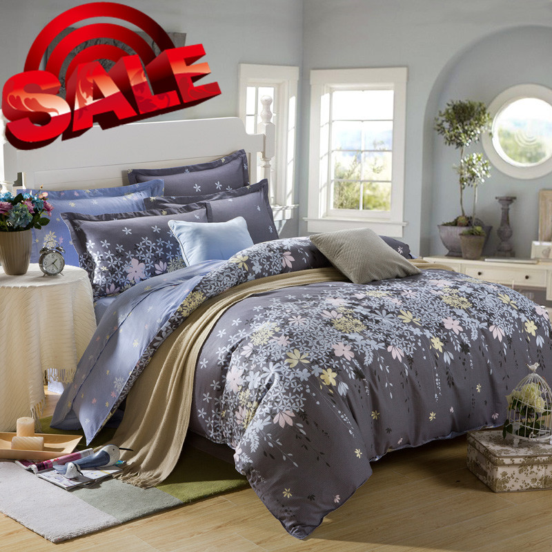 Peacock Print Bedding Set Queen Size