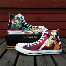 Anime Baccano Converse Shoes Men Women Hand Painted Custom Made Canvas Shoes First Choice for Presents
