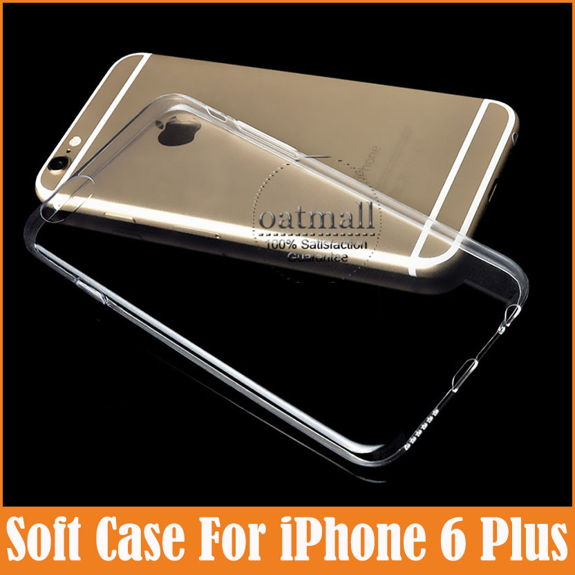 New 0 3mm Transparent clear GEL Top TPU Soft cover for apple iphone 6 plus case