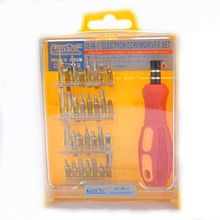 32 in 1 set Micro Pocket Precision Screwdriver Kit Magnetic Screwdriver cell phone tool repair box GMPJ438#Y5