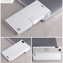 Lenovo K900 case New Ultra thin silk Leather Case Cover For Lenovo K900 Flip Cover Mobile
