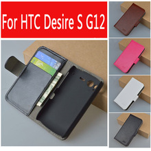 J&R Original Luxury Leather Case Cover For HTC Desire S G12 S510E Phone bags,with Stand Function and Card Holder,Free Shipping