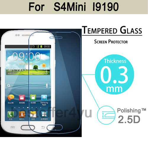 HD Clear Explosion proof Tempered Glass Screen Protector Cover Guard Film for Samsung Galaxy S4 mini