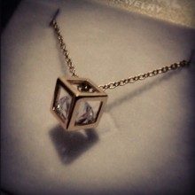 Necklace High Quality Cute Geometric Crystal Pendant Necklaces Accessories 2014 Fashion Vintage Jewelry For Woman Free