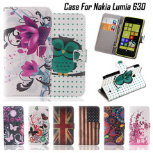 N630 635 Fashion Flower Nation Pattern Design PU Leather Case For Nokia Lumia 630 635 With Stand Wallet Cell Phones Case