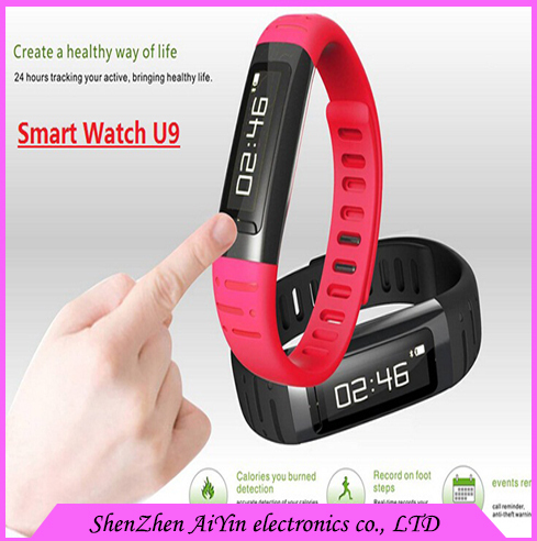 Hot Sales Waterproof Bluetooth Watch Smart U9 Wrist Watch for Phone Samsung for Lenovo huawei smartphone