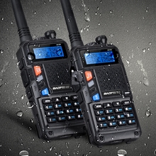 New 2pcs BAOFENG UV 5X Upgraded Version of UV 5R UHF VHF Two Way Radio Walkie