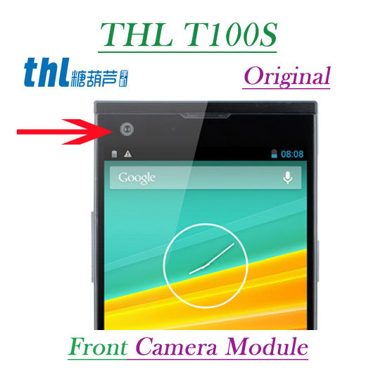 Original THL T100S Photo Front Camera Module 13 0MP for THL T100S Iron MAN 5 MTK6592