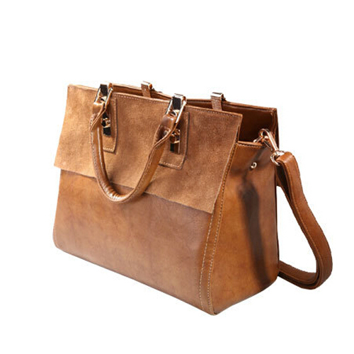 Nubuck Cow Leather 100 Vintage Women Handbag Ladies Hand bags Brown Tote Bag designer handbags high