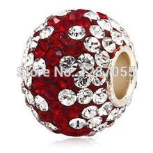 Christmas gifts 925 Sterling Silver beads for women Charms Crystal Jewelry fits pandora bracelets & necklaces pendants