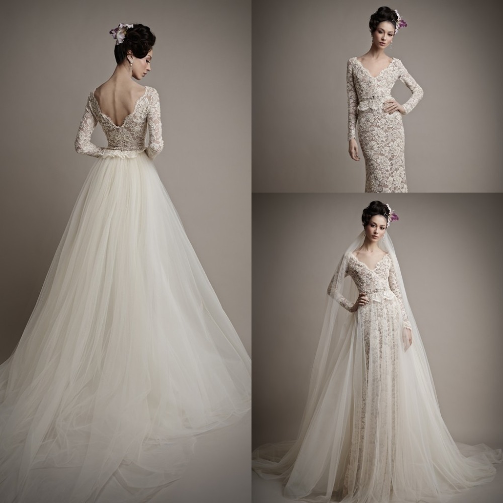 ... -Bridal-Gowns-with-Bodice-Long-Sleeve-Detachable-Skirt-Wedding.jpg