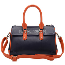 2014 new winter fashion minimalist style embroidery British Navy Shoulder Messenger Handbag