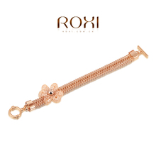 ROXI fashion women love bracelets gold plated women jewelry Austrian crystal wedding birthday Chrismas gifts party