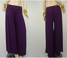 12pcs/lot Belly dance Apparel Baggy Straight Pants Ladies Exercises Trousers Bottoms tk10