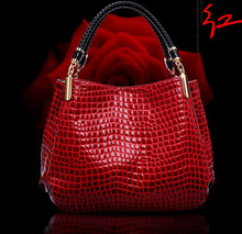 2015 Hot offers fashion women messenger bags elegant bolsa PU crocodile pattern diorissimo handbag free shipping