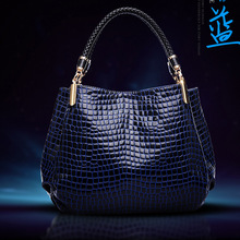 2015 Hot offers fashion women messenger bags elegant bolsa PU crocodile pattern diorissimo handbag free shipping