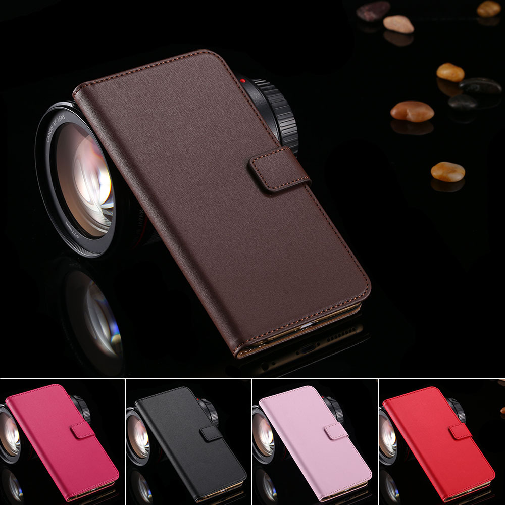Retro Wallet Card Holder Stand Flip Genuine Leather Case For iPhone6 5 5 Accessories Elegant Luxury