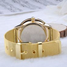 Fashion Full Steel Gold Watches Women Mesh Band Simple Casual Women s Quartz Watch Clock relogio