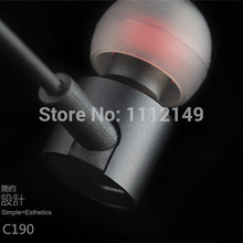 Mannhas C190 Fever Level Headset In-ear Earphones Dynamic HIFI Headphones with MIC for iPhone Samsung Xiaomi HTC Free Shipping