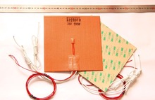 200X200mm,500W@24V, w/ NTC 100K Thermistor,Keenovo Silicone Heater 3D Printer Heater,Heatbed, First Grade Quality Guaranteed