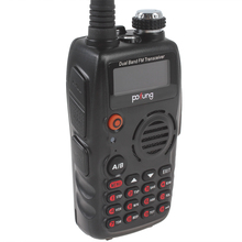 Portable POFUNG UV A52 VHF UHF 136 174 400 520MHz Transceiver Dual Band Two Way Radio