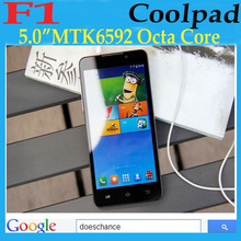 Original Coolpad F1 8297w MTK6592 Octa core 1.7G Multi langauge Android 4.2 Dual-SIM WCDMA 5.0″HD Octa cpu Cell phone