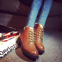 2015 woman autumn Martin boots warm shoes fashion new shoes genuine leather shoes
