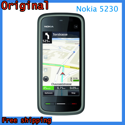 Unlocked Brand Original Nokia 5230 GPS 3G 3 2 Bluetooth Symbian JAVA 2MP Unlocked Mobile Phone