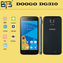 Original Doogee DG310 MTK6582 Quad Core Mobile Phone 5inch IPS Screen 1GB+4GB 5MP Camera Android 4.4 3G GPS dual sim Smartphone