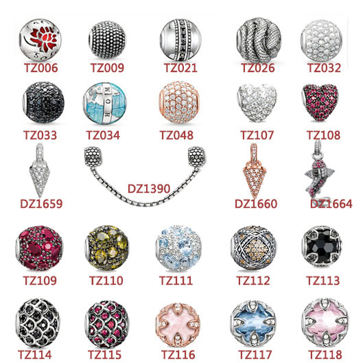 Wholesale Top Quality silver crystal beads TS silver beads fashion charms fit for necklaces bracelets DIY