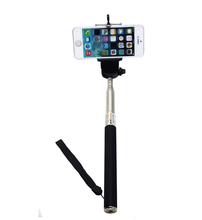 Extendable Self Portrait Selfie Handheld Stick Monopod With Smartphone Adajustable Holder For iPhone Samsung Camera
