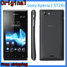 Xperia J Original Unlocked Sony Xperia J ST26i ST26 Mobile Phone Front Back Camera Android 3G