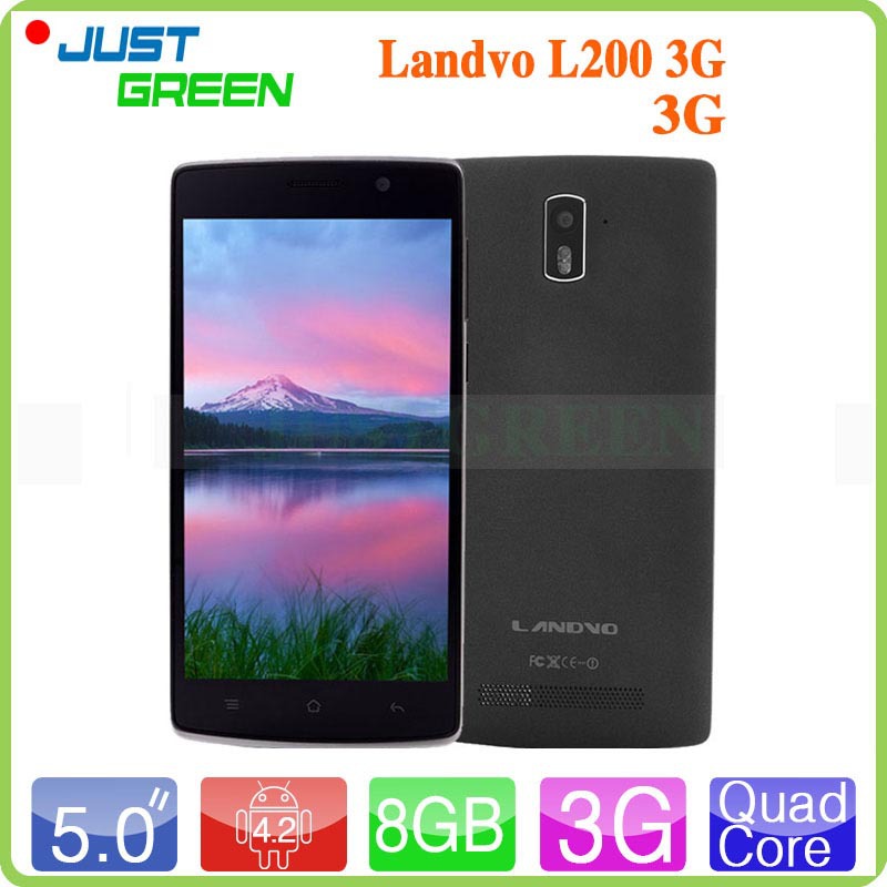Landvo L200 3G Smartphone Android 4 2 OS 5 0 inch MTK6582 Quad Core 1GB RAM
