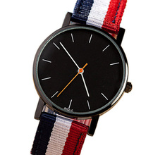 Hot Sell European And American Fashion Trend Of Textile Canvas Watch For Men Wristwatch Fabric Boy Sport Clock  W10042