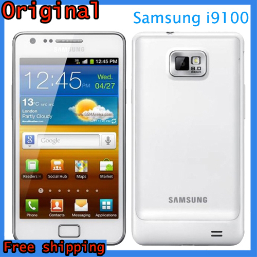 Original Samsung Galaxy S2 I9100 phone 3G 8MP Camera android Dual Core 4 3 Touch 16GB